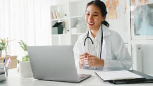 Doctor consulting virtually | OrthoFx